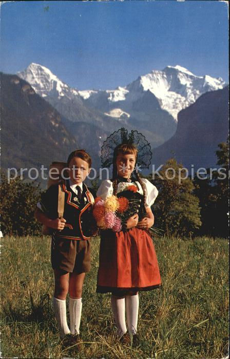 Trachten Schweiz Bern Mönch Jungfrau