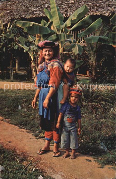 Typen Asien Thai LISO Hill-Tribe woman Chiangmai No