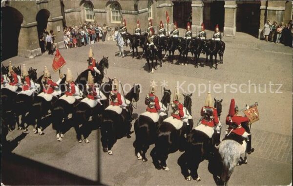 Leibgarde Wache Changing the Guard Whitehall London