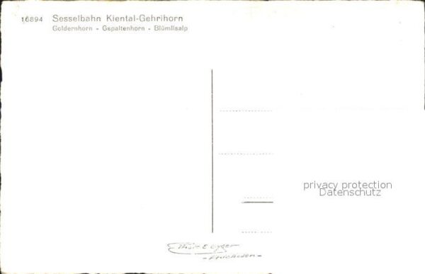 Sessellift Kiental-Gehrihorn Goldernhorn Blümlisal – Bild 2