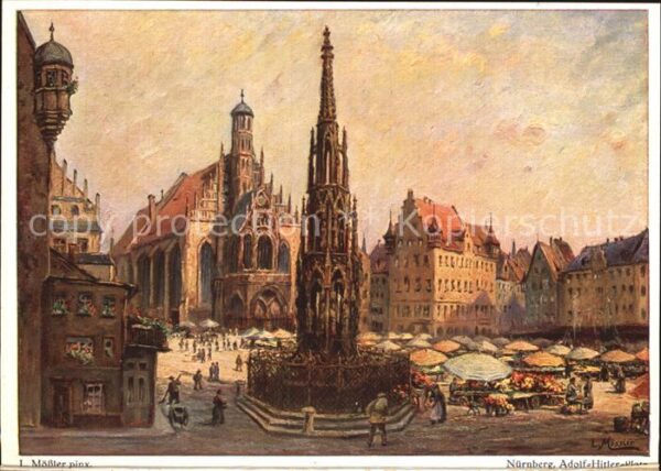 Moessler L. Nürnberg A.-H.-Platz Liebfrauenkirche