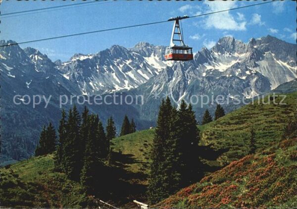 Seilbahn Fellhorn Oberstdorf Birgsautal