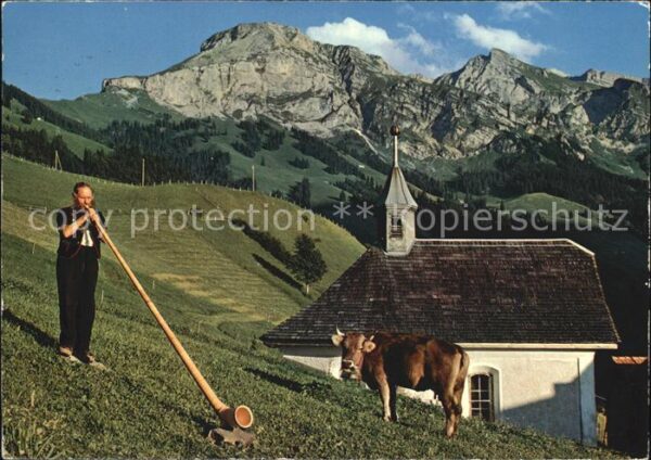 Alphorn Alphornbläser Obwalden Widderfeld Nünal