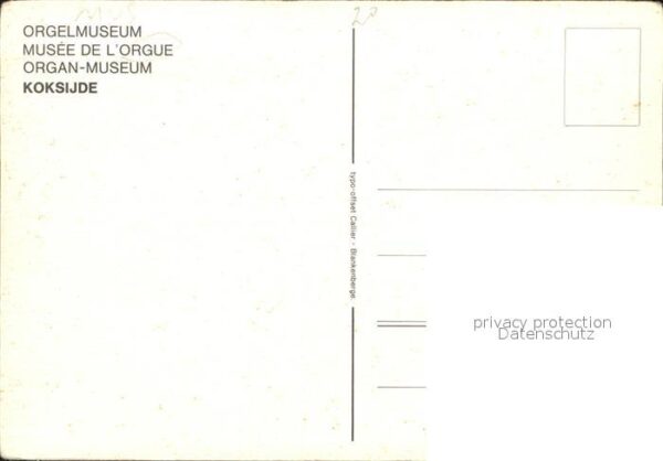 Klavier Orgelmuseum Koksijde – Bild 2