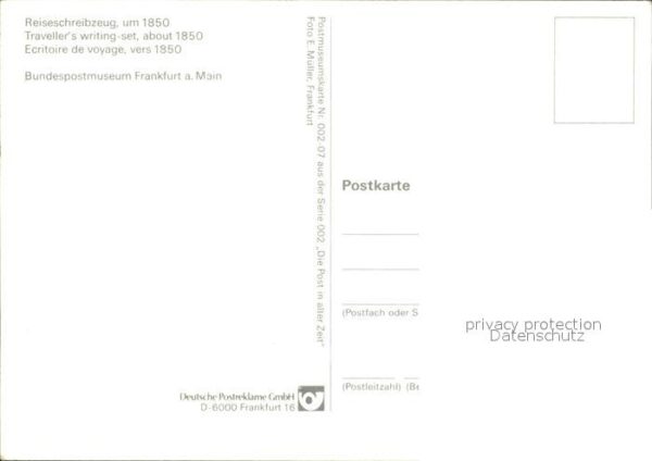 Post Reiseschreibzeug um 1850 Bundespostmuse – Bild 2