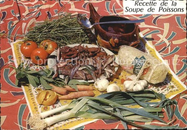 Lebensmittel Recette Soupe de Poissons