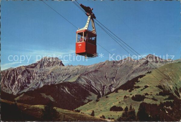Seilbahn Elsigbach-Elsigenalp Frutigen Gsür Drei