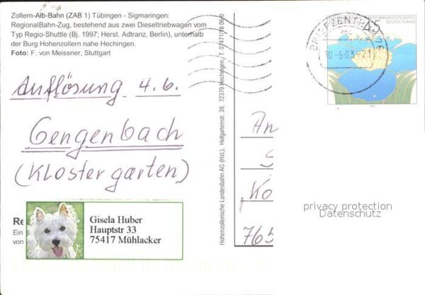 Eisenbahn Zollern-Alb-Bahn Tübingen-Sigmaringen – Bild 2