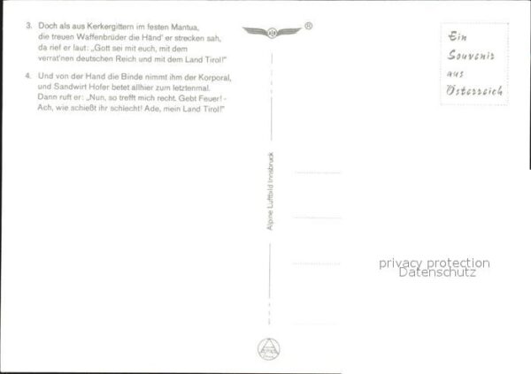 Hofer Andreas Lied – Bild 2