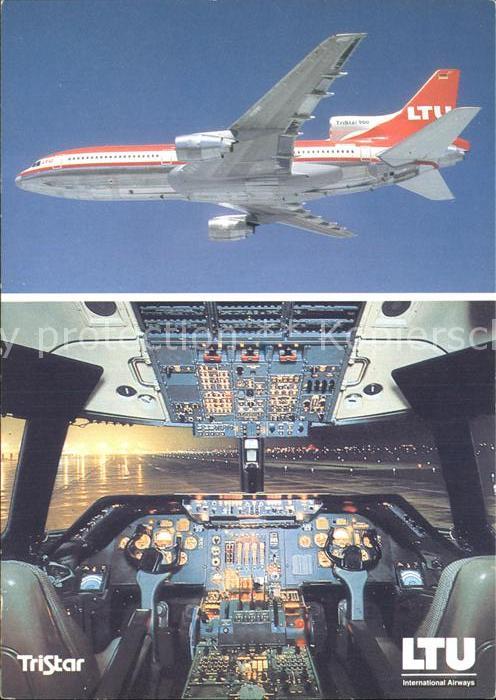 Flugzeuge Zivil LTU TriStar L-1011-500 Lockheed Cockpit