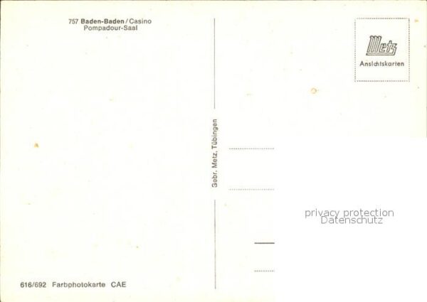 Casino Spielbank Baden-Baden Pompadour-Saal – Bild 2