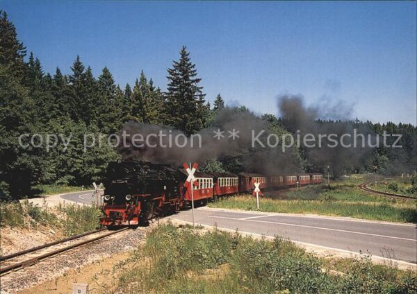 Lokomotive Harzer Schmalspurbahn Ausfahrt Drei Ann