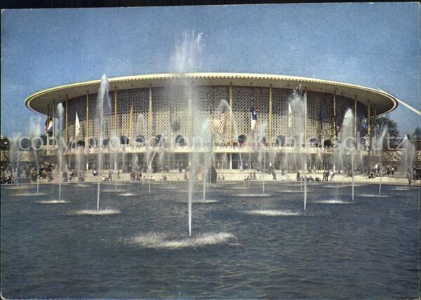Exposition Internationale Bruxelles 1958 Pavillon des Etats-Unis
