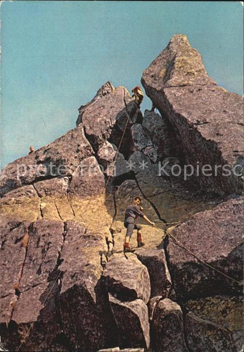Klettern Bergsteigen Tatry Wysokie Mnich