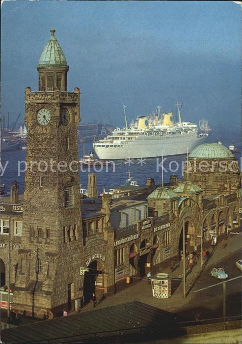 Faehre Ferry Bac Traghetto-- M.S. Kungsholm Hamburg Landungsbrücken