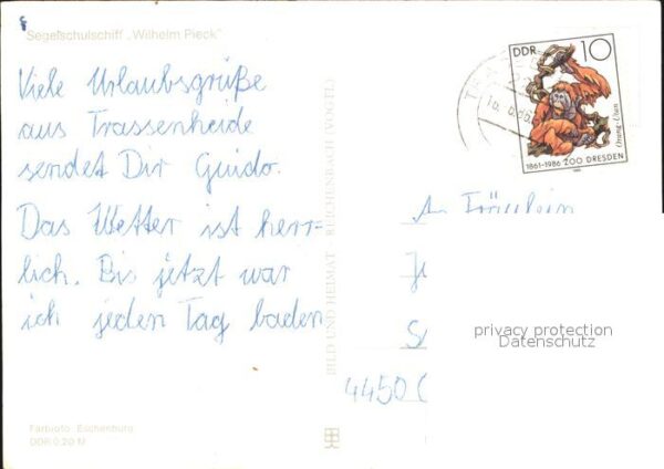 Segelschiffe Segelschulschiff Wilhelm Pieck – Bild 2