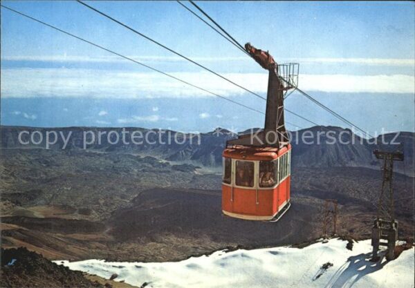 Seilbahn Teleferico del pico del Teide Tenerife