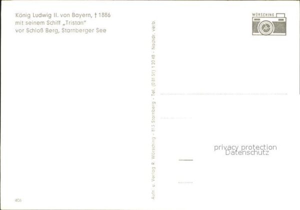 Adel Bayern König Ludwig II. Schiff Tristan Schloss – Bild 2