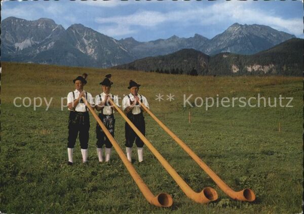 Alphorn Alphornbläser Trachtenverein d_Schlossb