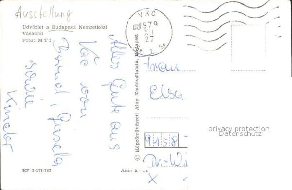 Ausstellung Nemzetközi Vasarrol BNV 78 – Bild 2