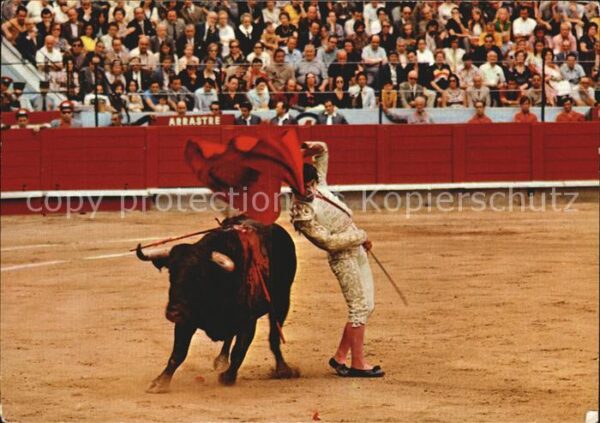 Stierkampf Corrida de Toros Un pase
