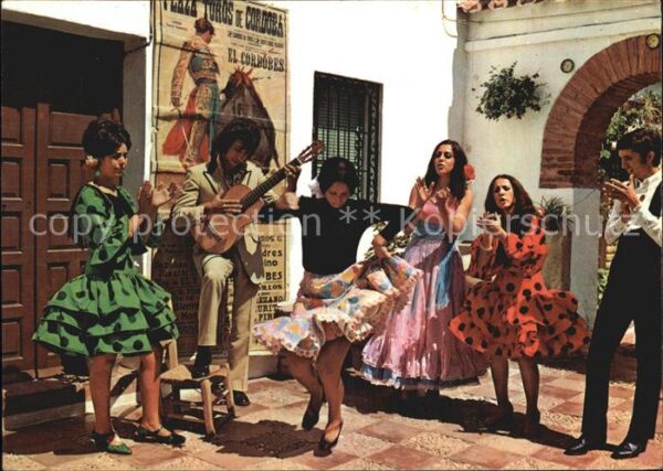Tanz Taenzer Estampa tipica andaluza