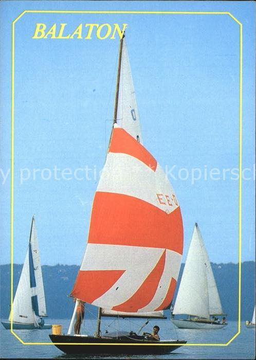 Segelboote Balaton