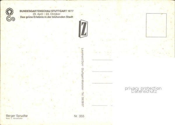 Bundesgartenschau Stuttgart Berger Sprudler – Bild 2