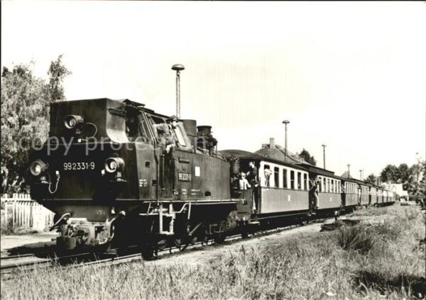 Lokomotive 992331-9 Molli Bahnhof Kühlungsborn Ost