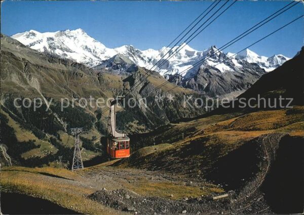 Seilbahn Teleferique de Sorebois sur Zinal Weiss