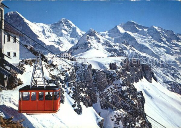 Seilbahn Wengen-Männlichen-Bahn Eiger Mönch Jung