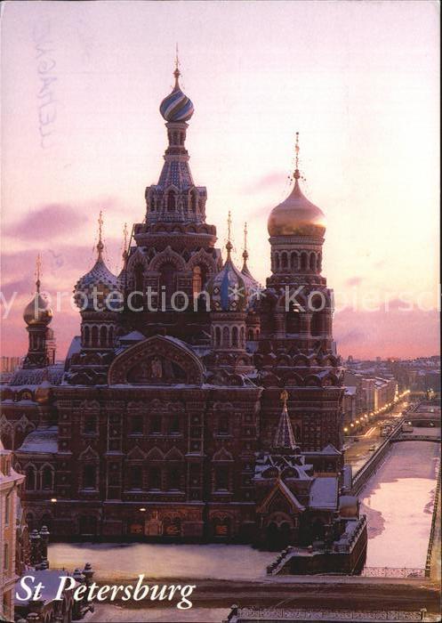 Russische Kirche Kapelle St. Petersburg Church of the Resurrecti
