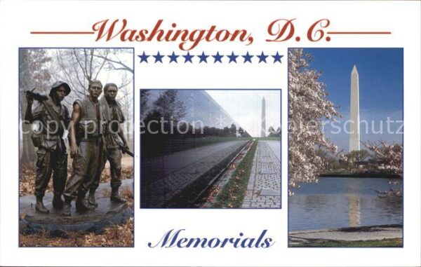 Denkmal Vietnam Veterans Memorial Washington D.