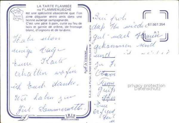 Lebensmittel Tarte Flambee Trachten – Bild 2