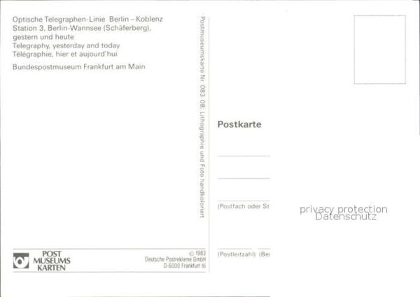 Telegrafie Telegrafphen-Linie Berlin-Koblenz Stati – Bild 2
