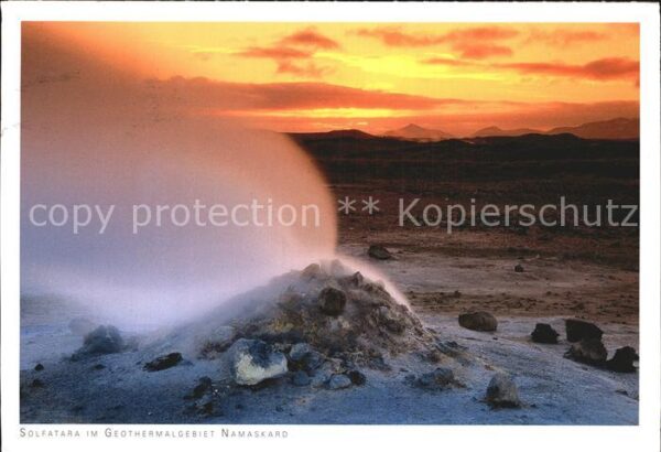Vulkane Geysire Vulcans Geysers Solfatara Namaskard