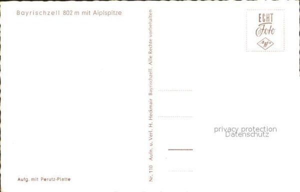 Bayrischzell Totalansicht mit Alplspitze – Bild 2