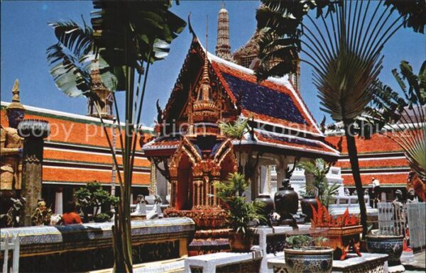 Thailand Inside the grounds of Wat Phra Keo Emer