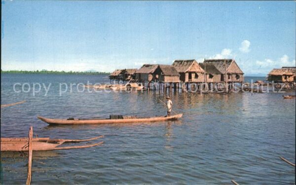 Philippinen Moro Village in Sulu The houses of thes