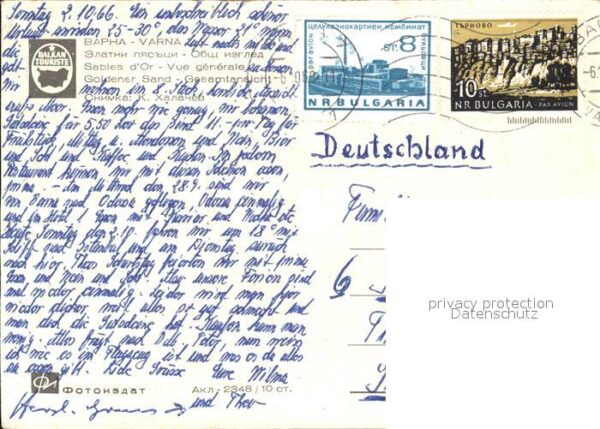 Varna Warna Goldener Sand Gesamtansicht – Bild 2