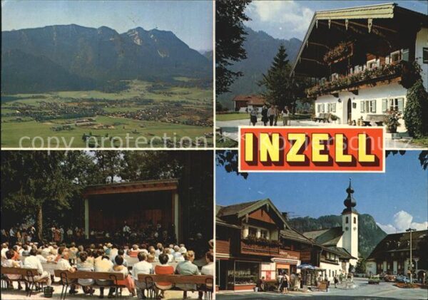 Inzell Total Gasthof Kurkonzert Dorfpartie Kir