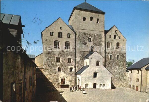 Turku Schloss Hauptteil und äusserer Burghof