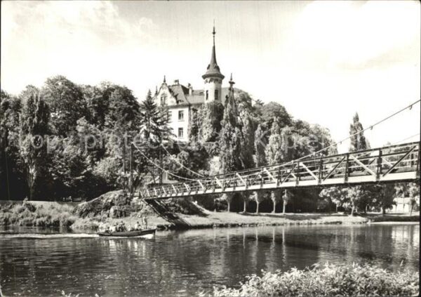 Grimma Gattersburg und Hängebrücke über die Mu
