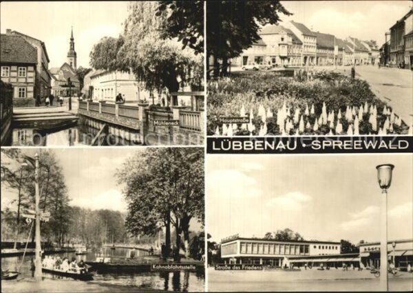Luebbenau Spreewald Mühleneck Hauptstr Kahnabfahrtstelle St