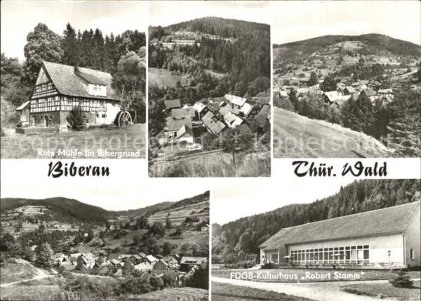 Biberau Rote Mühle im Bibergrund Total Panorama