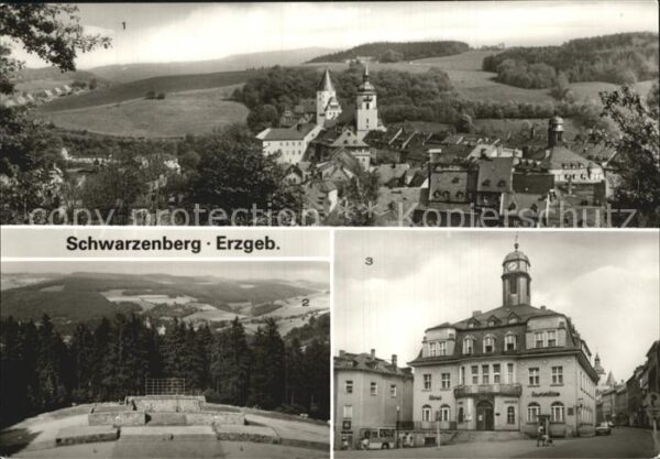 Schwarzenberg Erzgebirge Panorama Schloss Wilh Pieck Feierstätte