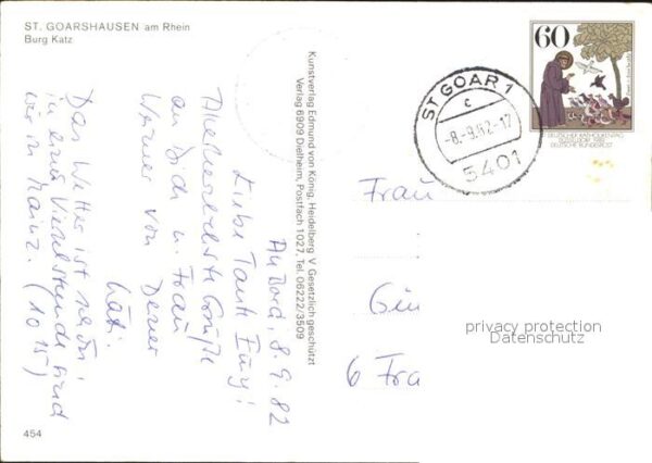 St Goarshausen Burg Katz Fahrgastschiff – Bild 2
