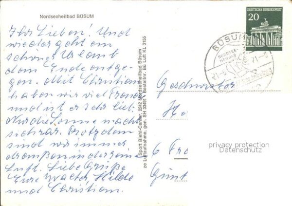 Buesum Nordseebad Fliegeraufnahme – Bild 2