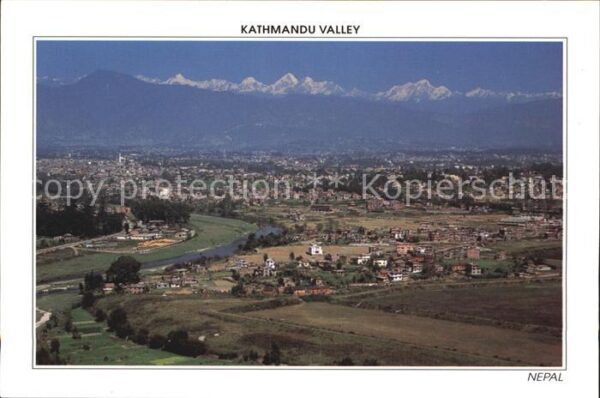 Kathmandu Valley with Langtang Ranges