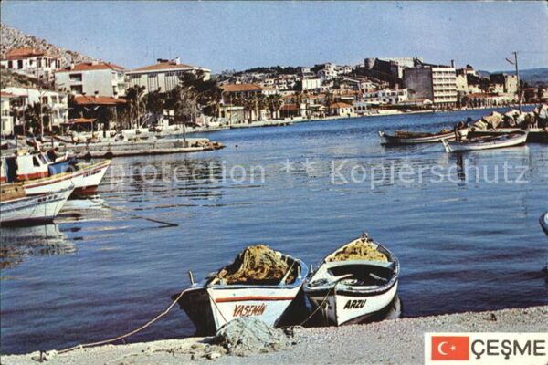 Cesme Sehirden bir görünüm